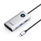 ORICO ORICO-PW11-6PCR R45 Type-C / USB-C 6-in-1 5Gbps Multifunction Docking Station, PW11-6PCR