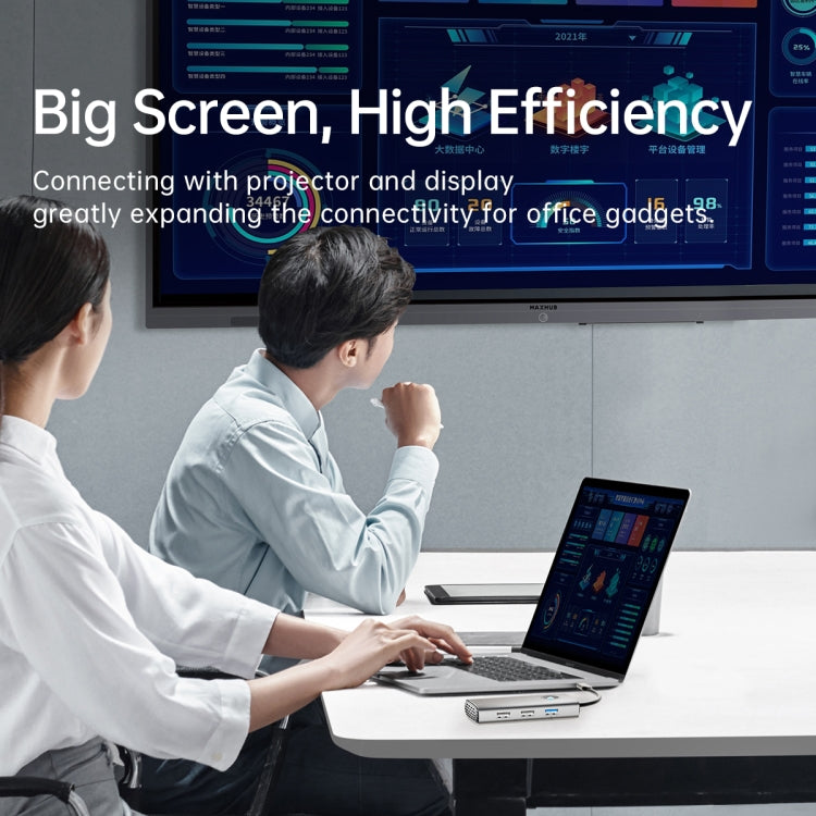 ORICO ORICO-PW11-6PCR R45 Type-C / USB-C 6-in-1 5Gbps Multifunction Docking Station, PW11-6PCR