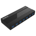 ORICO H727RK-U3 ABS High Speed 7 Ports USB 3.0 HUB with 12V Power Adapter for Laptops / Smartphones, H727RK-U3