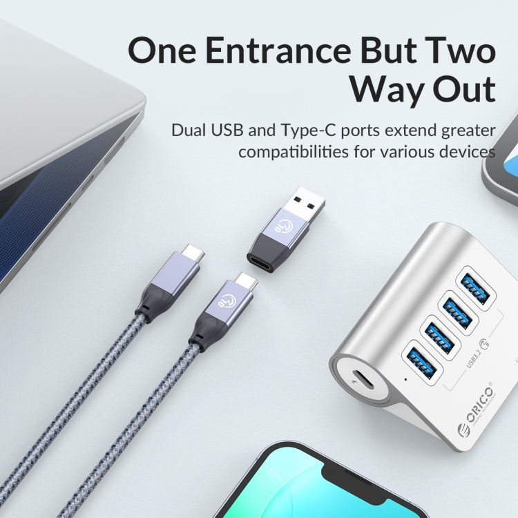 ORICO M3UT3 3-port USB 3.2 HUB with Card Reader, M3UT3