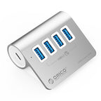 ORICO M3U4 Aluminum Alloy 4-Port USB 3.2 Gen1 10Gbps HUB, M3U4 10Gbps