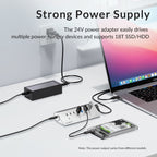 ORICO M3U4 Aluminum Alloy 4-Port USB 3.2 Gen1 10Gbps HUB, M3U4 10Gbps