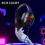 KOTION EACH G3000 3.5mm & USB Plug Stereo RGB Light Gaming Headset with Omni-directional Mic, Cable Length: 1.9m, G3000