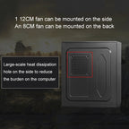 T5 USB 2.0 Main Chassis 400x190x410mm Micro-ATX / ATX PC PC Desktop Computer Case, T5