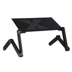 Lengthen Portable 360 Degree Adjustable Foldable Aluminium Alloy Desk Stand for Laptop / Notebook, without CPU Fans & Mouse Pad, without CPU Fans & Mouse Pad