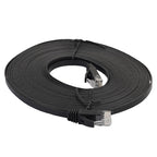 5m CAT6 Ultra-thin Flat Ethernet Network LAN Cable, Patch Lead RJ45, Length: 5m