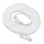 5m CAT6 Ultra-thin Flat Ethernet Network LAN Cable, Patch Lead RJ45, Length: 5m