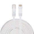 15m CAT6 Ultra-thin Flat Ethernet Network LAN Cable, Patch Lead RJ45, Length: 15m