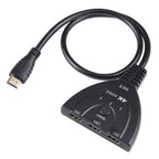 3 x 1 4K 60Hz HDMI Switcher with Pigtail HDMI Cable, YUV4:4:4 HDR