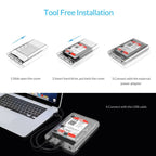 ORICO 3139C3 3.5 inch SATA HDD USB 3.1 Type-C External Hard Drive Enclosure Storage Case, USB 3.1 Type-C (3.5 inch)