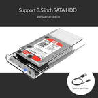 ORICO 3139C3 3.5 inch SATA HDD USB 3.1 Type-C External Hard Drive Enclosure Storage Case, USB 3.1 Type-C (3.5 inch)