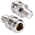 N Female to F Female Connector, F Female
