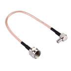 15cm TS9 to F Male RG316 Cable, F Male RG316