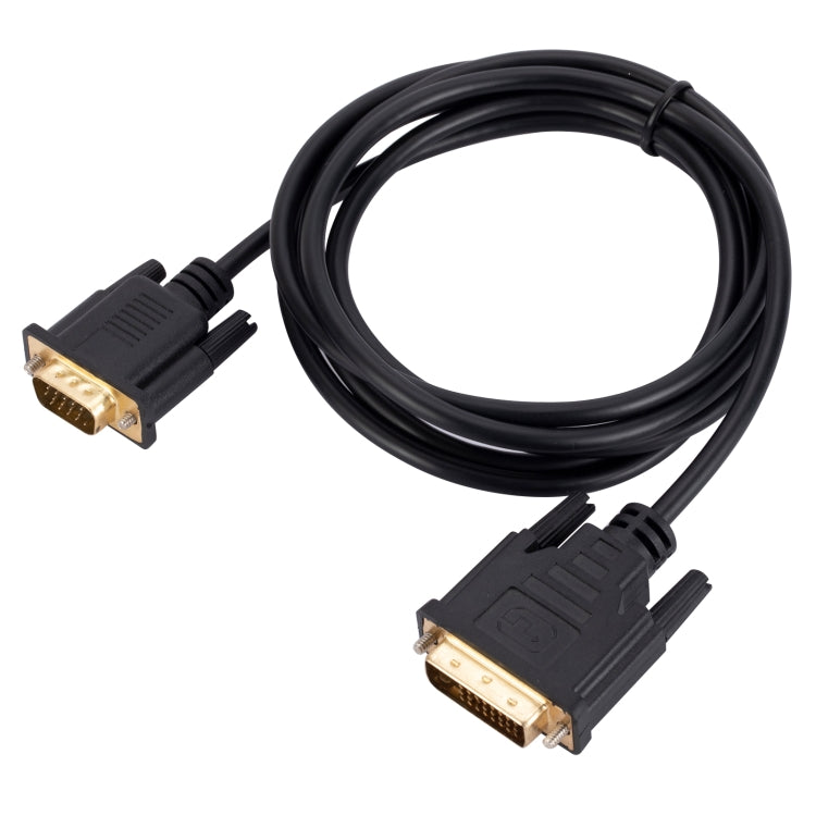 DVI to VGA Adapter Cable Computer Graphics Card Monitor Cable, Length: 3m, 3m