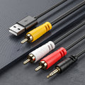 Coaxial Audio to 3.5mm + Dual RCA Converter, Coaxial Audio to RCA