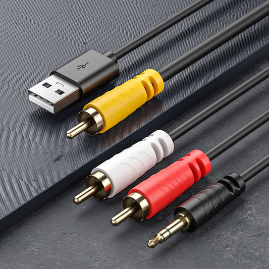 Coaxial Audio to 3.5mm + Dual RCA Converter, Coaxial Audio to RCA