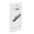 BYL-2210 6 in 1 USB-C / Type-C to USB Multifunctional Docking Station HUB Adapter with 1000M Network Port, BYL-2210