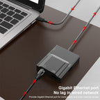 NK-3057HDMI 5 in 1 USB-C / Type-C Multifunctional Converter Docking Station HUB Adapter, NK-3057HDMI