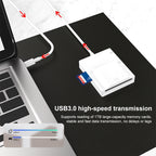 NK-3057H 4 in 1 USB-C/Type-C Multifunctional Converter Docking Station HUB Adapter, NK-3057H