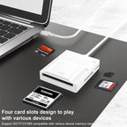 NK-3057H 4 in 1 USB-C/Type-C Multifunctional Converter Docking Station HUB Adapter, NK-3057H