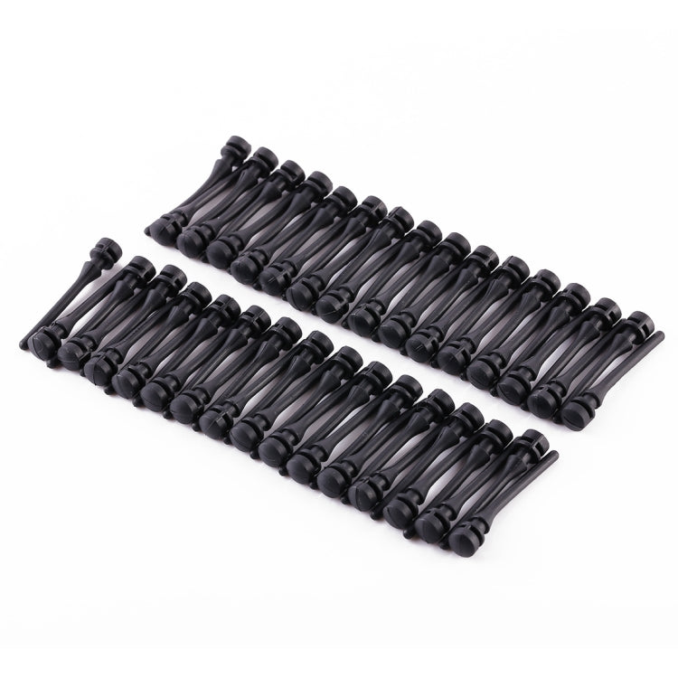 60 PCS 40mm Anti Vibration Soft Damping Nail Rubber Silicone Computer Fan Screw, 60 PCS 40mm, 60 PCS 40mm (Blue)