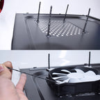 4 PCS 65mm Anti Vibration Soft Damping Nail Rubber Silicone Computer Fan Screw, 4 PCS 65mm