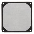 12cm Black Fan Dust Filter Computer Fan Aluminum Dustproof Cover, 12cm
