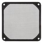 12cm Black Fan Dust Filter Computer Fan Aluminum Dustproof Cover, 12cm