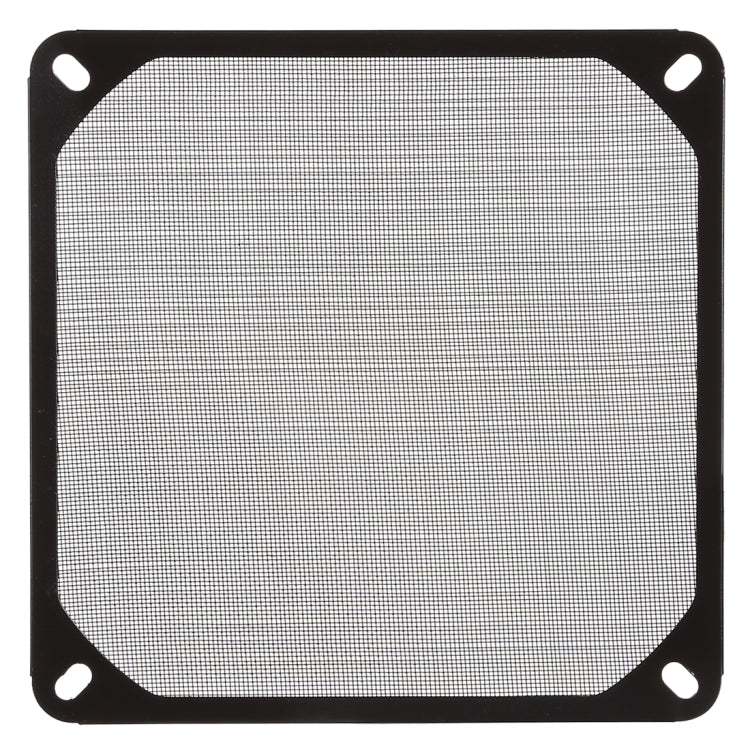 14cm Black Fan Dust Filter Computer Fan Aluminum Dustproof Cover, 14cm
