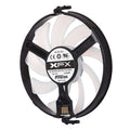 GPU Cooler Graphics Card Fan VGA Cards blower Cooler for XFX RX470 RX480, with Red Light, Red Light
