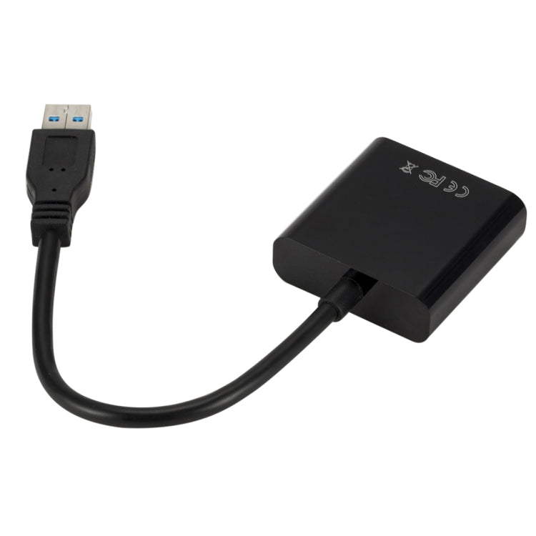External Graphics Card Converter Cable USB3.0 to VGA, Resolution: 1080P, 1080P (Black), 1080P (Blue), 1080P