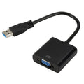 External Graphics Card Converter Cable USB3.0 to VGA, Resolution: 1080P, 1080P (Black), 1080P (Blue), 1080P