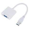 External Graphics Card Converter Cable USB3.0 to VGA, Resolution: 1080P, 1080P, 1080P (Black), 1080P (Blue)