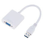 External Graphics Card Converter Cable USB3.0 to VGA, Resolution: 1080P, 1080P, 1080P (Black), 1080P (Blue)