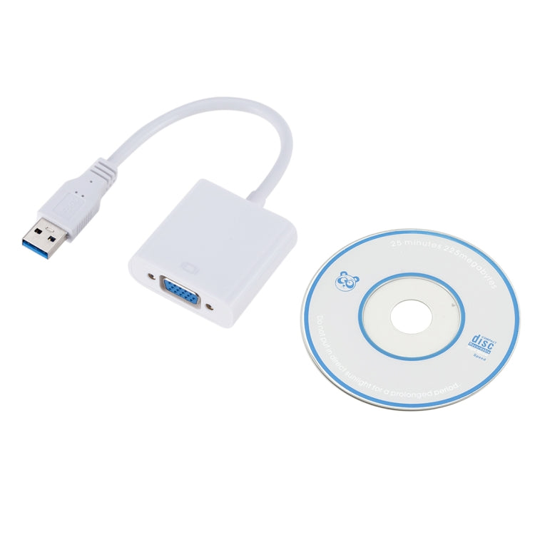 External Graphics Card Converter Cable USB3.0 to VGA, Resolution: 1080P, 1080P, 1080P (Black), 1080P (Blue)