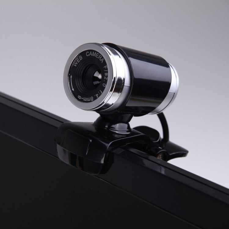HXSJ A860 30fps 480P HD Webcam for Desktop / Laptop, with 10m Sound Absorbing Microphone, Length: 1.4m, A860 Black, A860 Grey, A860 Blue, A860 Red, A860 Red + Black