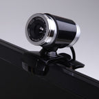 HXSJ A860 30fps 480P HD Webcam for Desktop / Laptop, with 10m Sound Absorbing Microphone, Length: 1.4m, A860 Black, A860 Grey, A860 Blue, A860 Red, A860 Red + Black