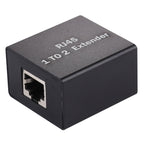 RJ45 1 to 2 Aluminum Alloy Expansion Head Extender, RJ45 1 to 2 Extender