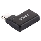 Type-C / USB-C Male to USB 3.2 Female 90 Degree Elbow Head Aluminium Alloy Adapter, Type-C Male to USB 3.2 Female