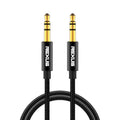 REXLIS 3629 3.5mm Male to Male Car Stereo Gold-plated Jack AUX Audio Cable for 3.5mm AUX Standard Digital Devices, Length: 1.8m, Length: 1.8m