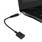 For HP 7.4 x 0.6mm Male to 4.5 x 3.0mm Female Interfaces Power Adapter Charger Cable