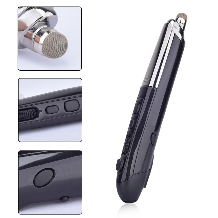 PR-08 6-keys Smart Wireless Optical Mouse with Stylus Pen & Laser Function, Laser Function Black, Laser Function Grey, Laser Function Blue, Laser Function Red, Laser Function White