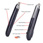 PR-08 6-keys Smart Wireless Optical Mouse with Stylus Pen & Laser Function, Laser Function Black, Laser Function Grey, Laser Function Blue, Laser Function Red, Laser Function White