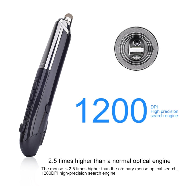 PR-08 6-keys Smart Wireless Optical Mouse with Stylus Pen & Laser Function, Laser Function Black, Laser Function Grey, Laser Function Blue, Laser Function Red, Laser Function White