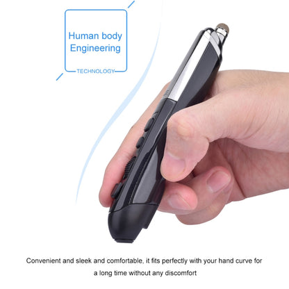 PR-08 6-keys Smart Wireless Optical Mouse with Stylus Pen & Laser Function, Laser Function Black, Laser Function Grey, Laser Function Blue, Laser Function Red, Laser Function White