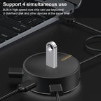 SH-016FXQ USB 2.0 to 4 USB 2.0 Interface Circular Splitter HUB, 4 USB 2.0