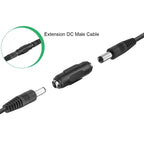 10 PCS 5.5x2.1mm Female to Female Adapter Connector
