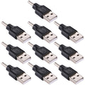 10 PCS 3.5x1.35mm Male to USB Male Adapter Connector, 3.5x1.35mm Male to USB Male