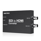 SEETEC 1 x SDI Input + 1 x SDI Output to 1 x HDMI Output Converter, 1 x SDI + 1 x SDI to 1 x HDMI