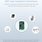 VM5G 1200Mbps 2.4GHz & 5GHz Dual Band WiFi Module with 4 Antennas, Support IP Layer / MAC Layer Transparent Transmission, Applied to Repeater / Bridge & AP & Remote Video Transmission